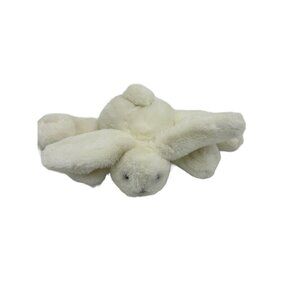 Vintage 1985 Commonwealth White Plush Bunny Rabbit Easter 12” Stuffed Animal Toy